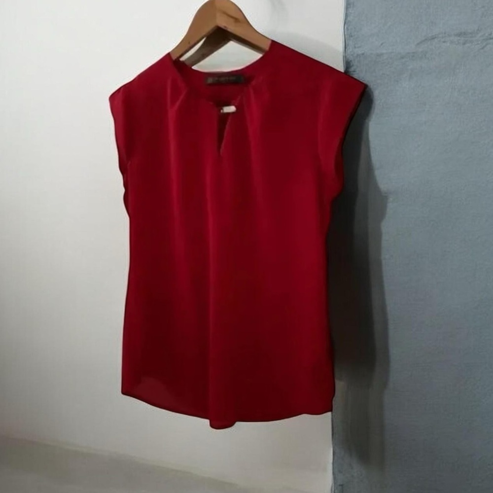 OUTBACK Red  Sleeveless Blouse XS Red‎